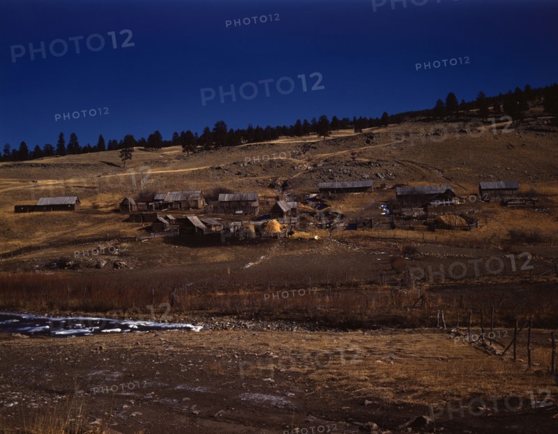 Romeroville, near Chacon, Mora Co., New Mexico, 1943. Creator: John Collier.