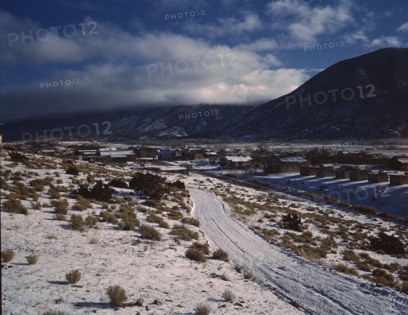 Questa, Taos County, New Mexico, 1943. Creator: John Collier.