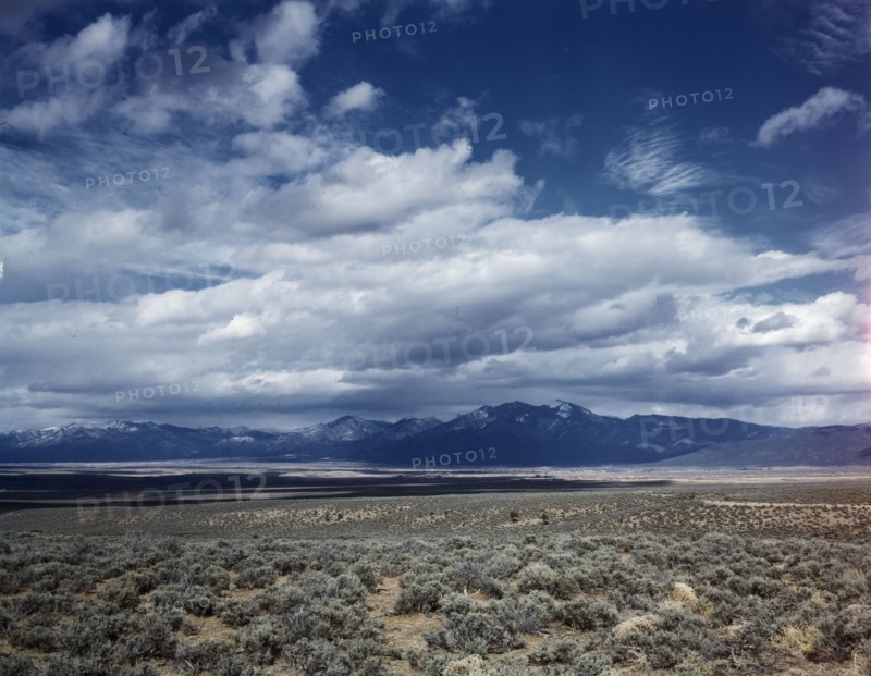 Mountains in northern New Mexico, ca. 1943. Creator: John Collier.