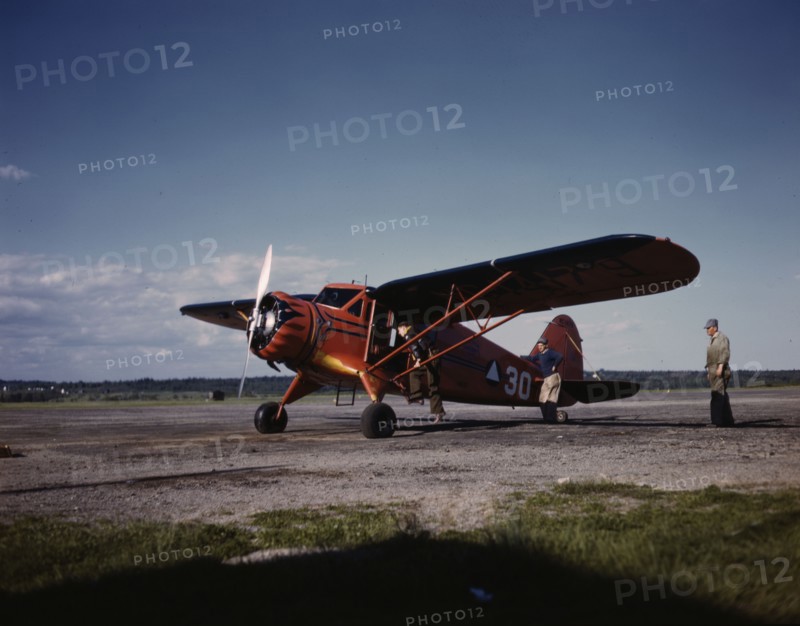 Civil Air Patrol Base, Bar Harbor, Maine, 1943. Creator: John Collier.