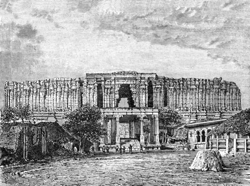 'Royal Gate of the Temple of Siringham; Trichinopoly and Madura (Southern India), and their Temples' Creator: Unknown.