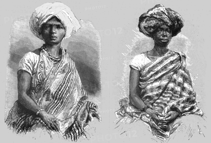 'African Belles in Brazil; Rio De Janeiro and the Organ Mountains', 1875. Creator: Thomas Woodbine Hinchliff.