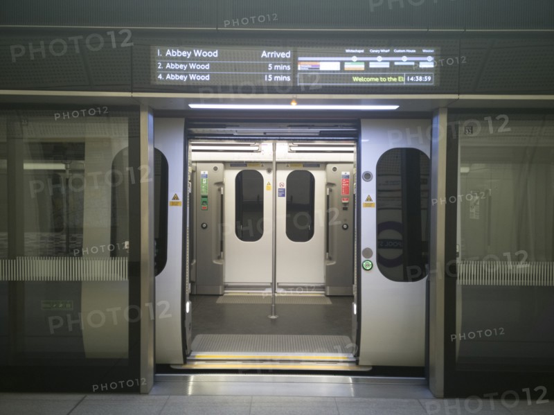 Elizabeth Line, Liverpool St, London, UK, May 2022. Creator: Ethel Davies.