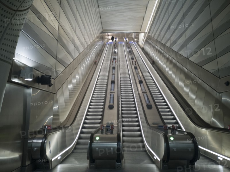 Elizabeth Line, Liverpool St, London, UK, May 2022. Creator: Ethel Davies.