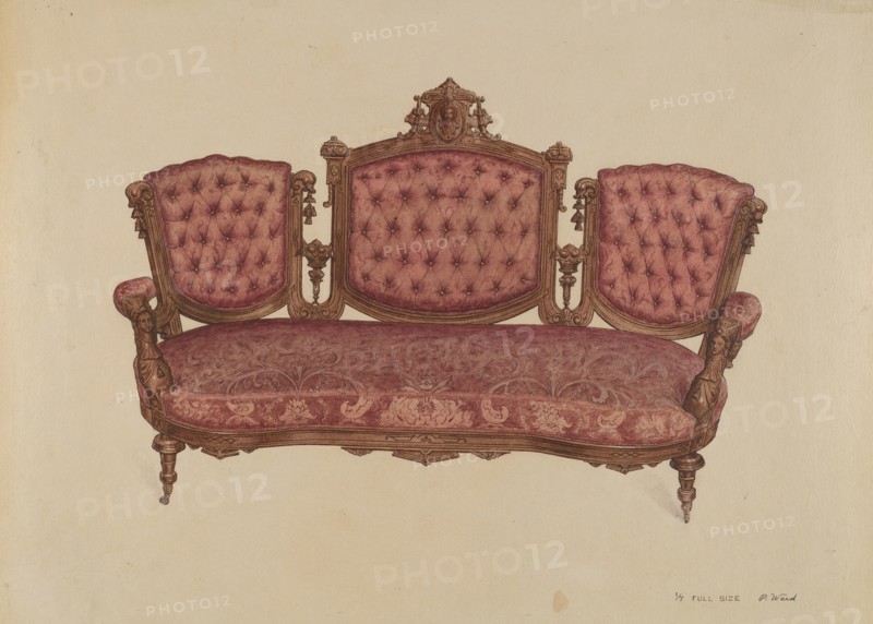 Sofa, c. 1936.