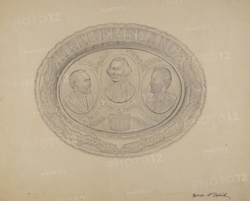 Platter, c. 1938.