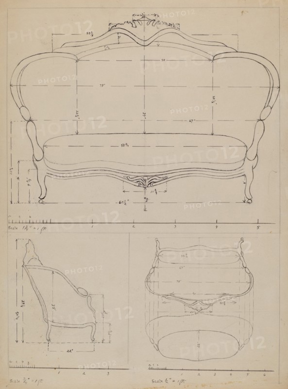 Sofa, c. 1936.