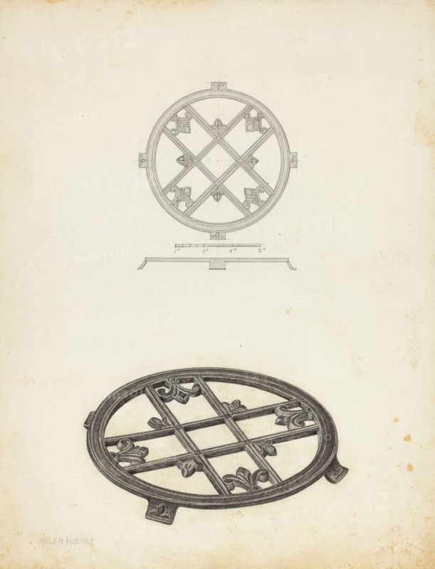 Trivet, c. 1941.
