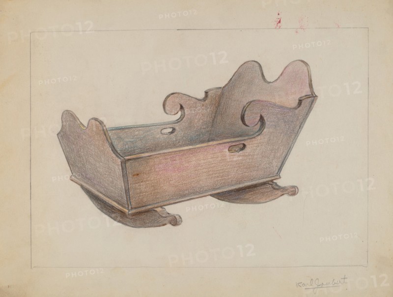 Cradle, c. 1936.