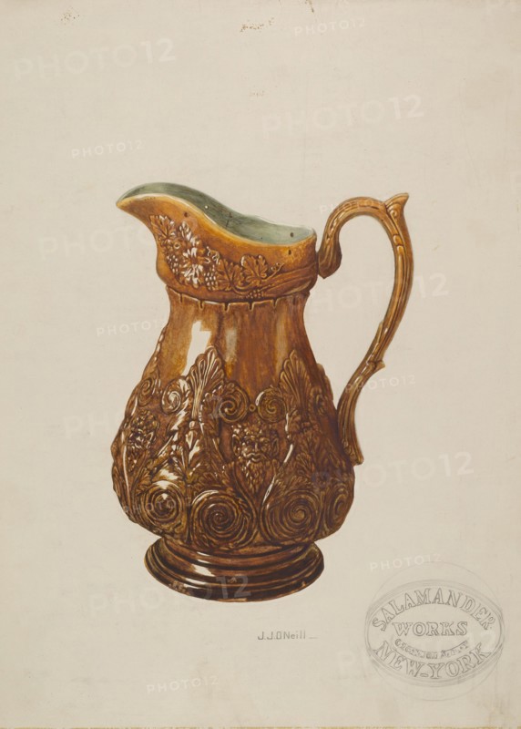 Pitcher, c. 1938.