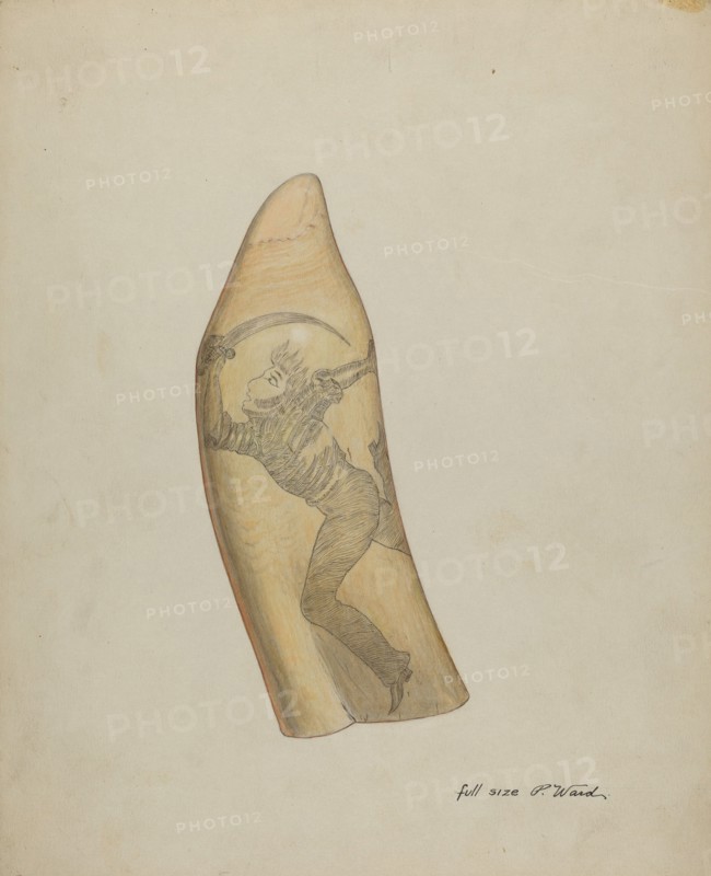 Scrimshaw, c. 1937.
