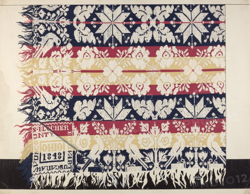 Coverlet, 1937.