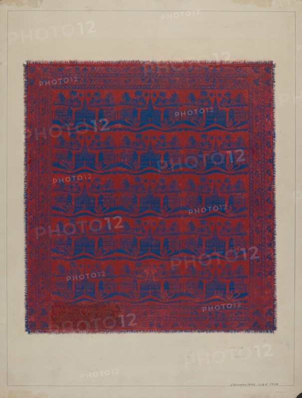 Coverlet, 1938.
