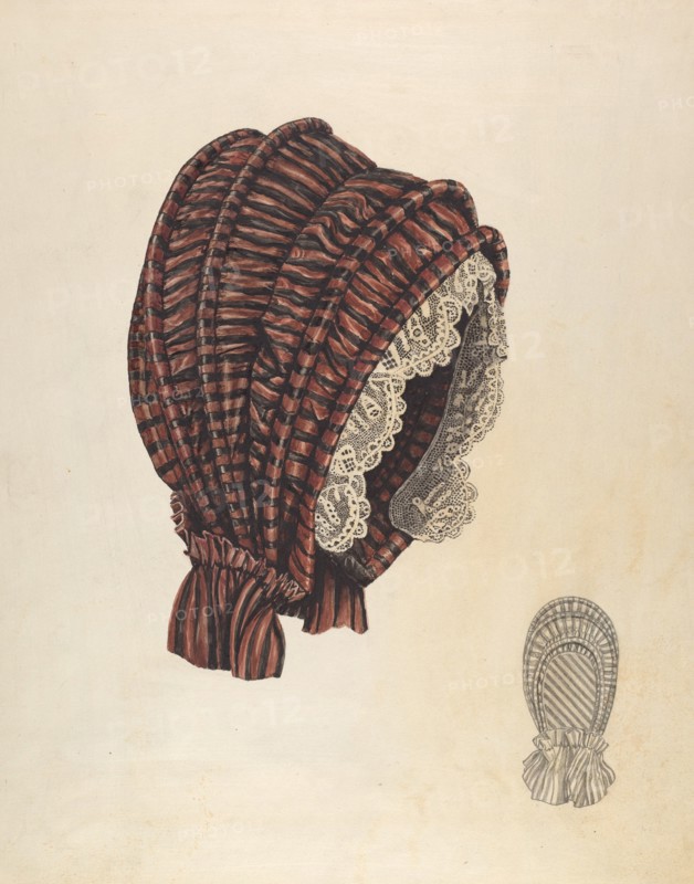 Bonnet, c. 1937.