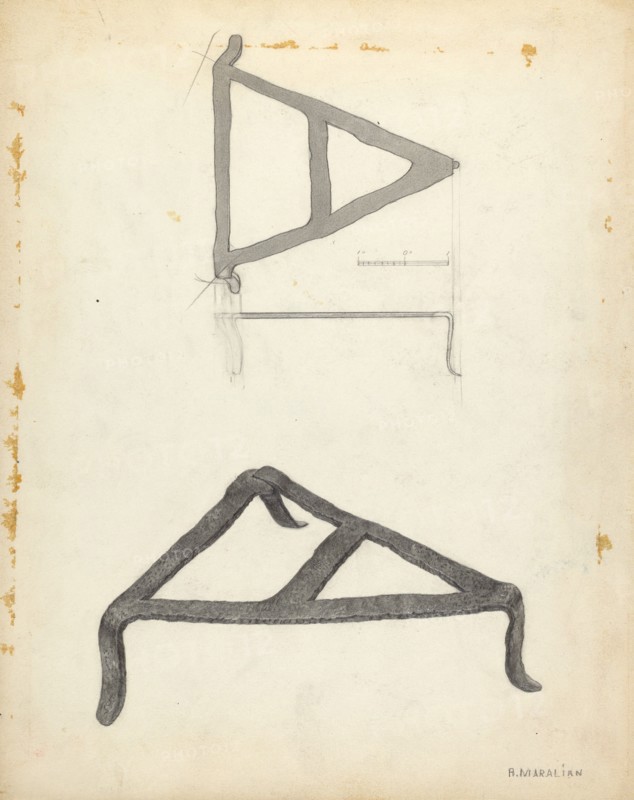 Trivet, c. 1938.