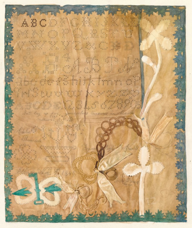 Sampler, c. 1942.