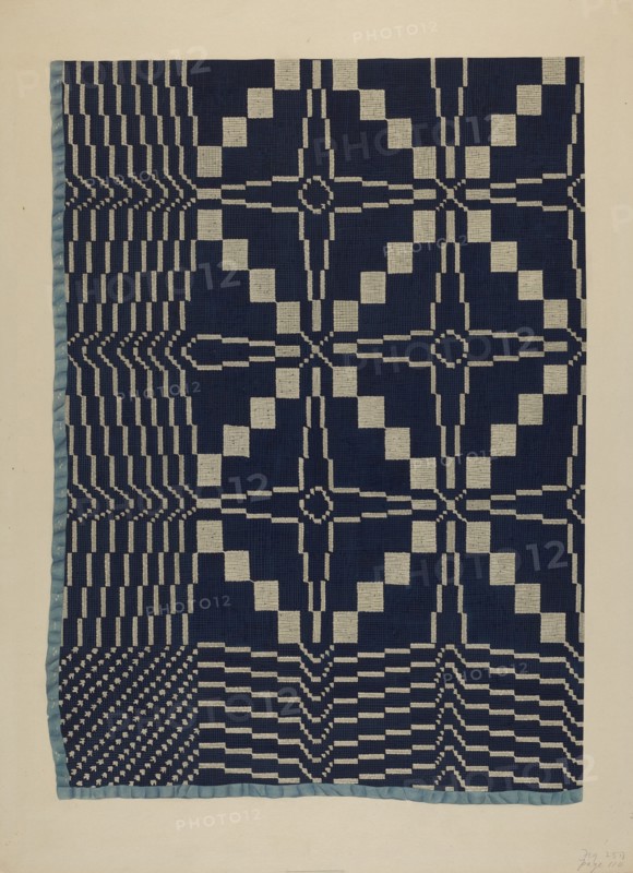 Coverlet, c. 1937.
