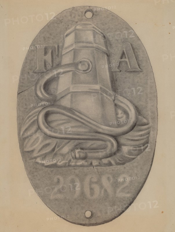 Firemark, c. 1936.