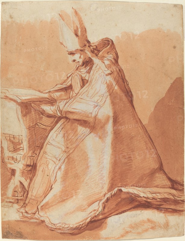 Seated Bishop.