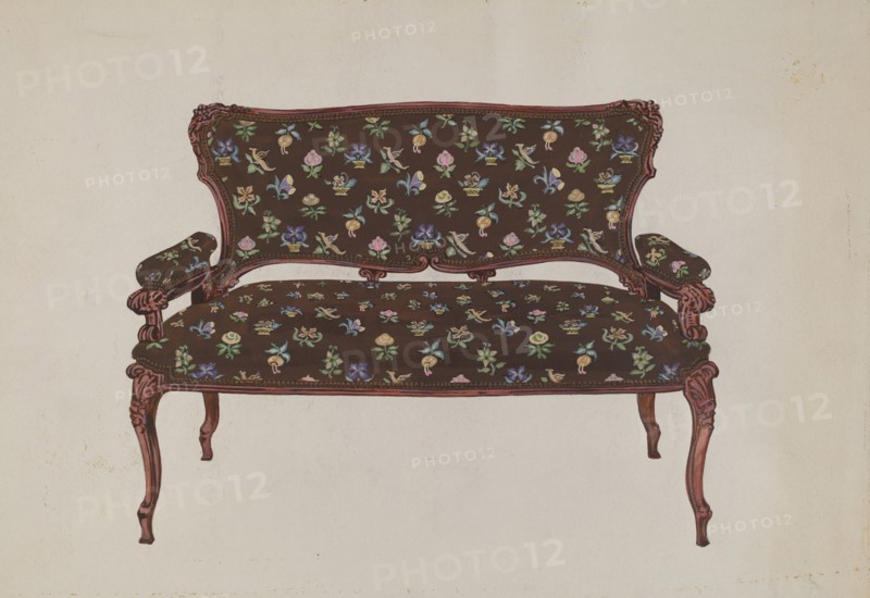 Settee, c. 1936.