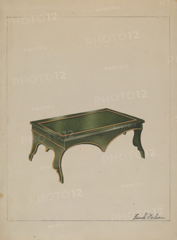 Footstool, c. 1936.
