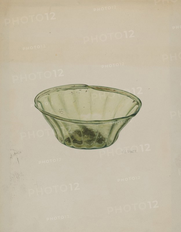 Glass Bowl, c. 1940.