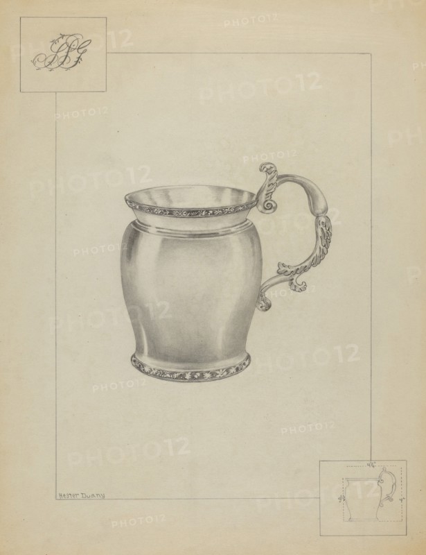 Silver Mug, c. 1936.