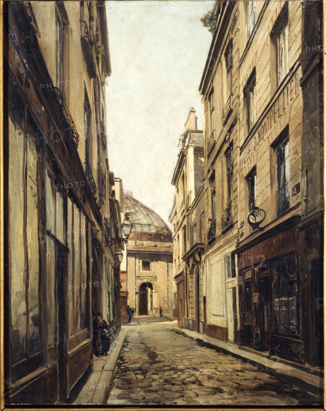Rue Sauval, 1886.