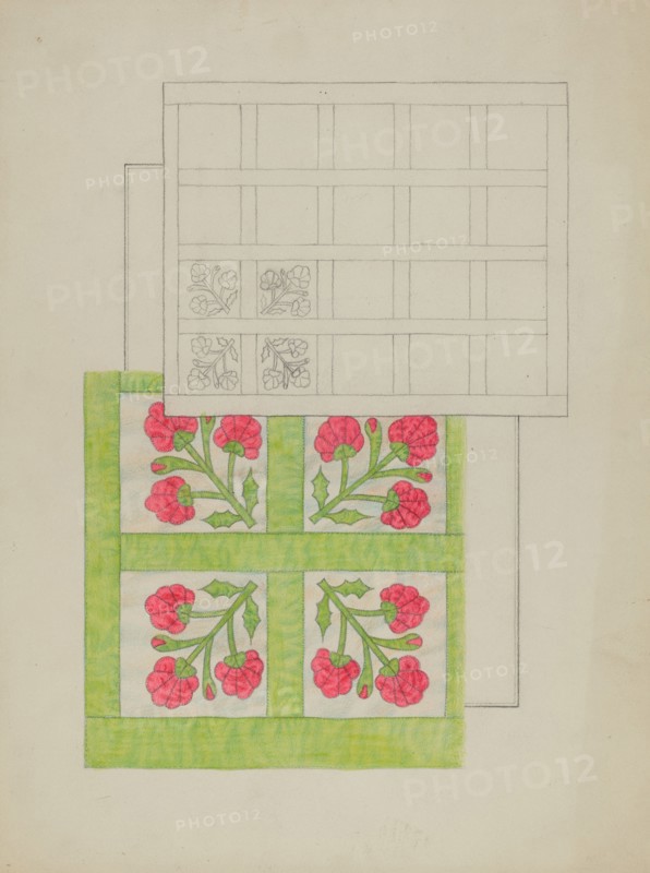 Bedspread, c. 1936.