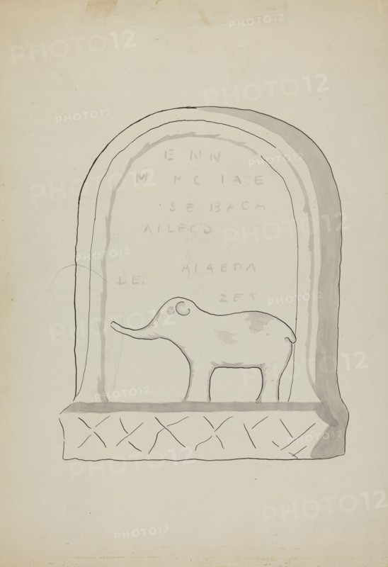 Tombstone, c. 1936.