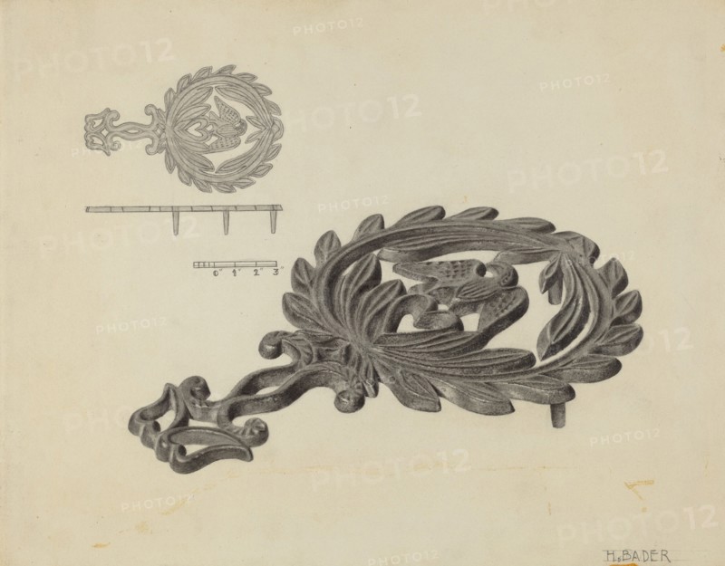 Iron Holder, c. 1937.