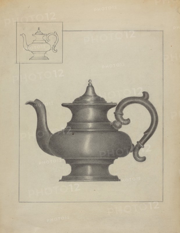 Pewter Teapot, c. 1936.