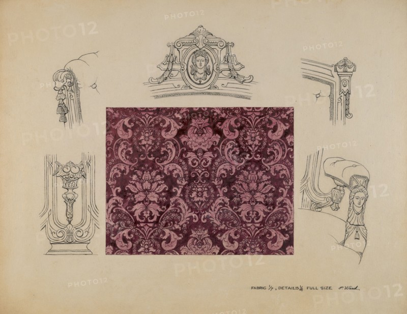 Detail of Sofa, c. 1936.