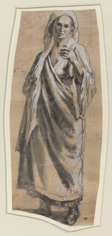 Study of a Standing Woman.