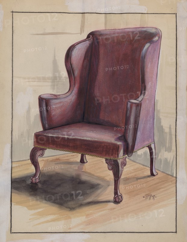 Wing Chair, c. 1936.