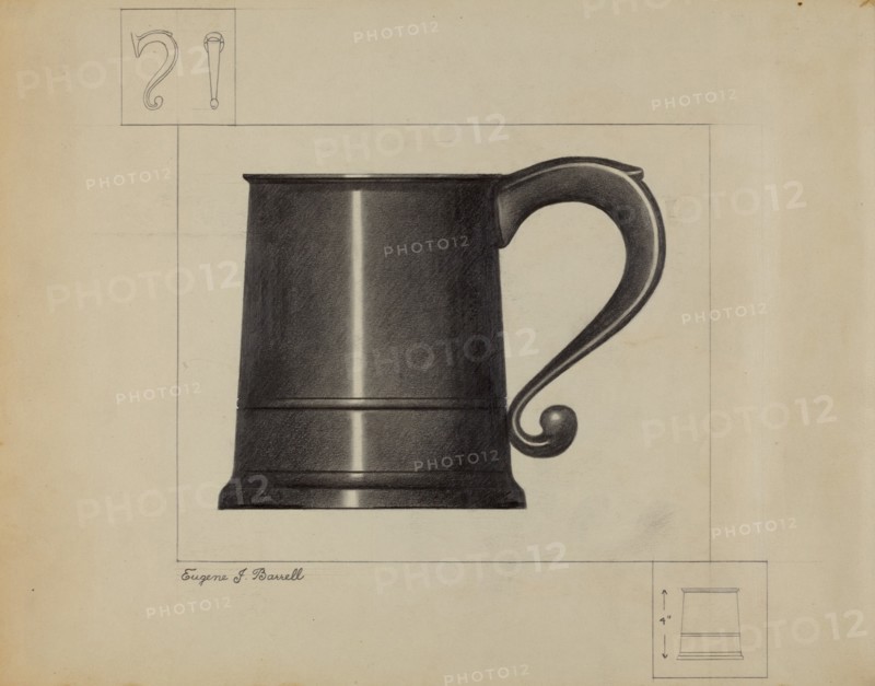 Pewter Mug, c. 1936.