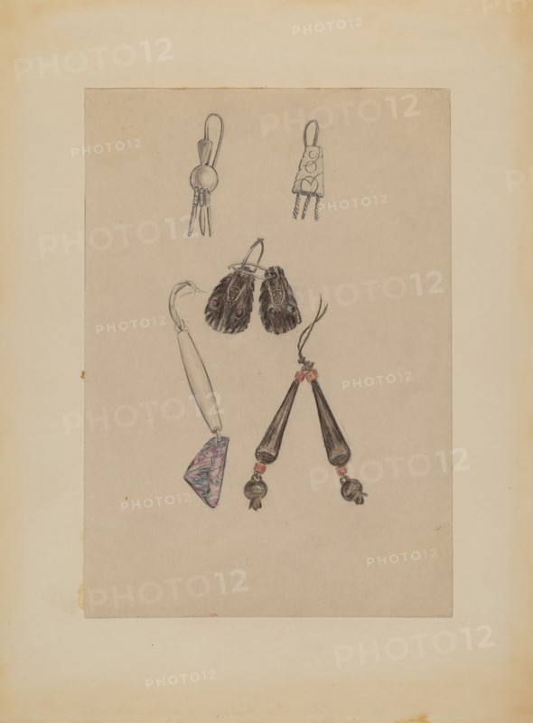 Earrings, 1935/1942.