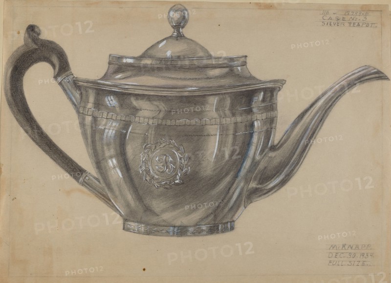 Silver Teapot, 1934.