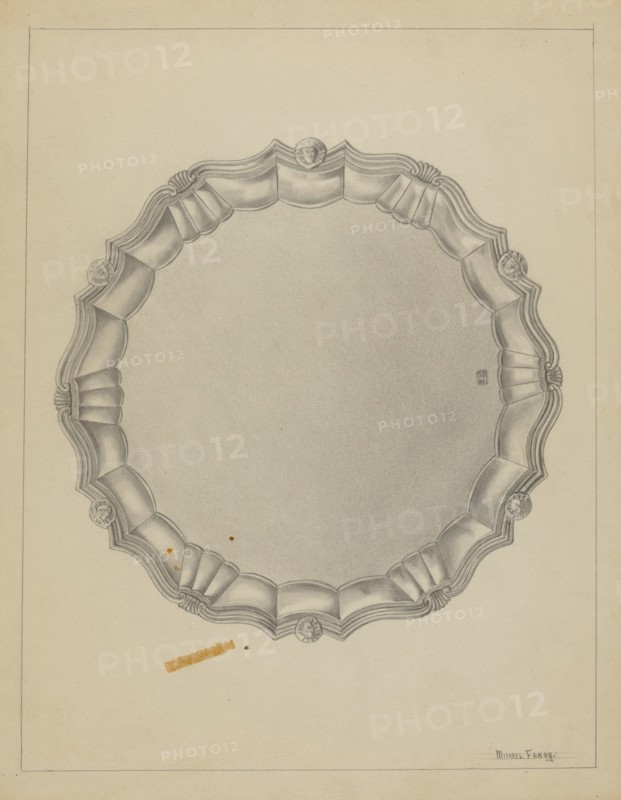 Silver Tray, c. 1936.