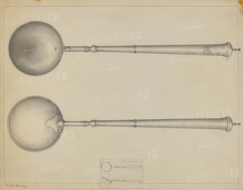 Silver Ladle, c. 1937.