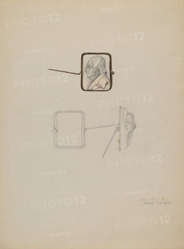 Cameo Brooch, c. 1936.