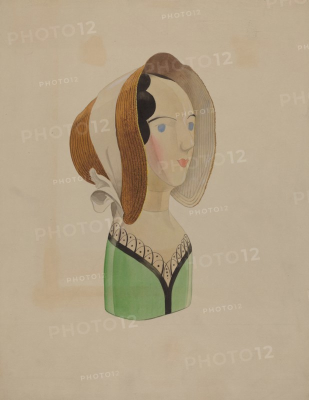 Hat Mannequin, c. 1937.