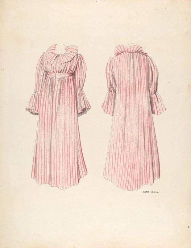 Girl's Wrapper, c. 1937.