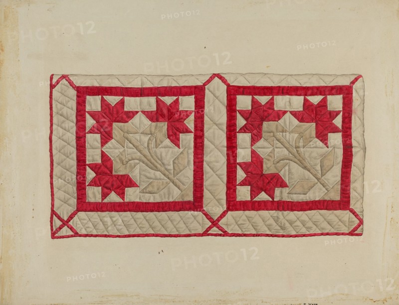 Patchwork Quilt, c. 1936.