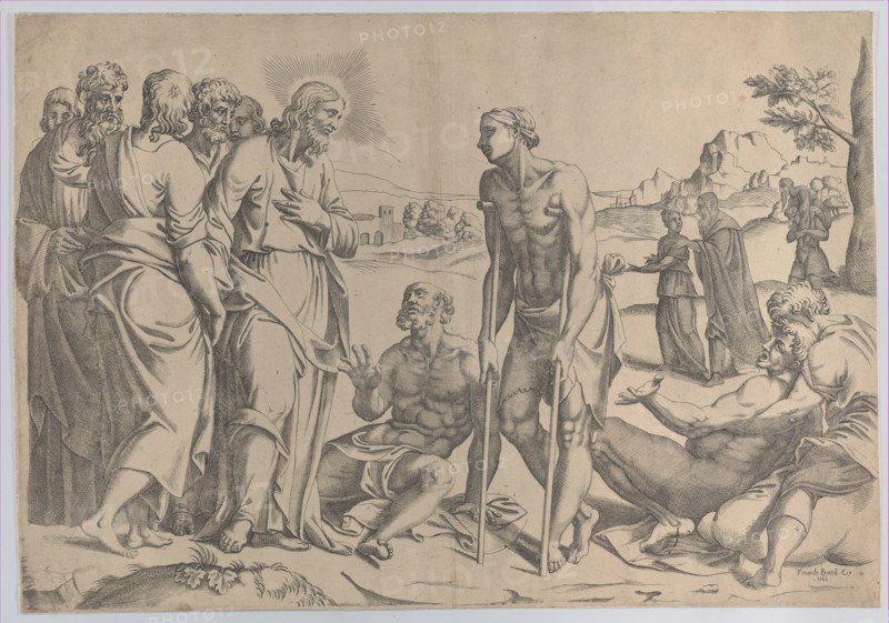 Christ healing the sick, 1566.