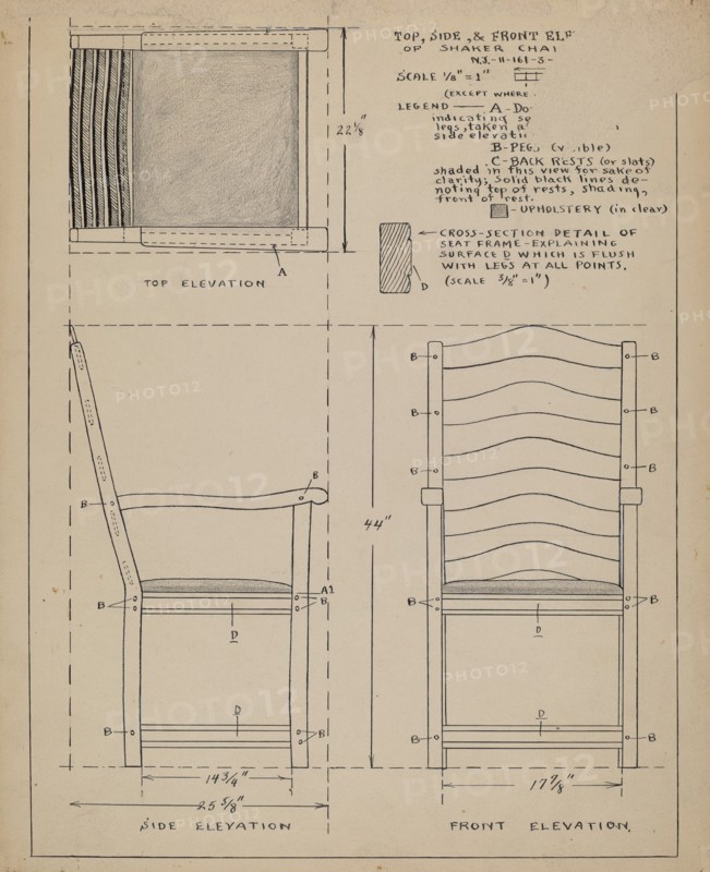 Chair, 1935/1942.