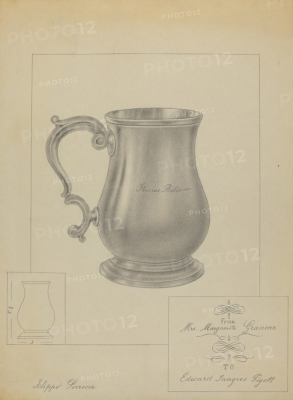 Silver Mug, c. 1936.