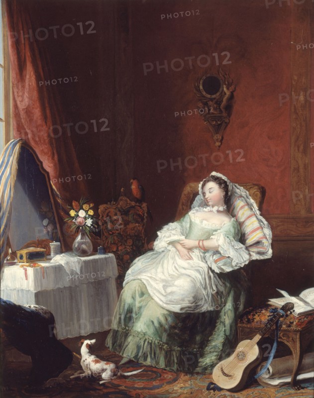 The sleeping reader.
