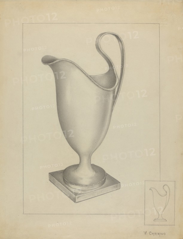 Silver Creamer, 1936.