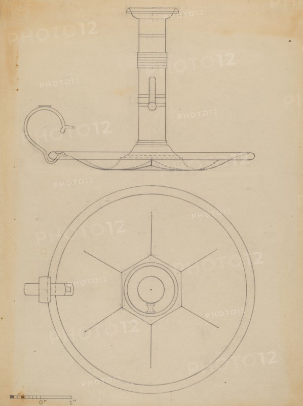 Candlestick, c. 1937.